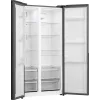 Gorenje HZF55082 NRS917E41BX G400, independiente, American Door, negro, 2 puertas, táctil, LED