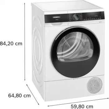 Siemens iQ500 WQ33G2D41 secadora de ropa independiente carga frontal 9 kg blanca