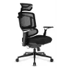 Silla de oficina Sharkoon OfficePal C50 — asiento acolchado, respaldo de malla, respaldo 49×62 cm, anchura de asiento 50 cm, negra