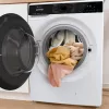 Lavadora de carga frontal Gorenje WPNA84A2TS 8 kg 1400 rpm negra, blanca