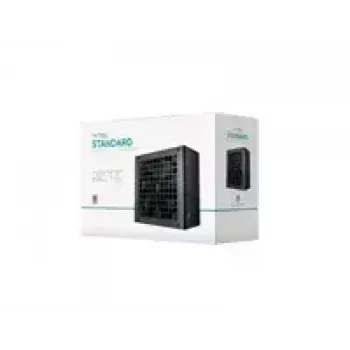 Fuente de alimentación DeepCool PF750L 750W, ventilador de 120 mm, eficiencia 80+, ATX 3.1, negra