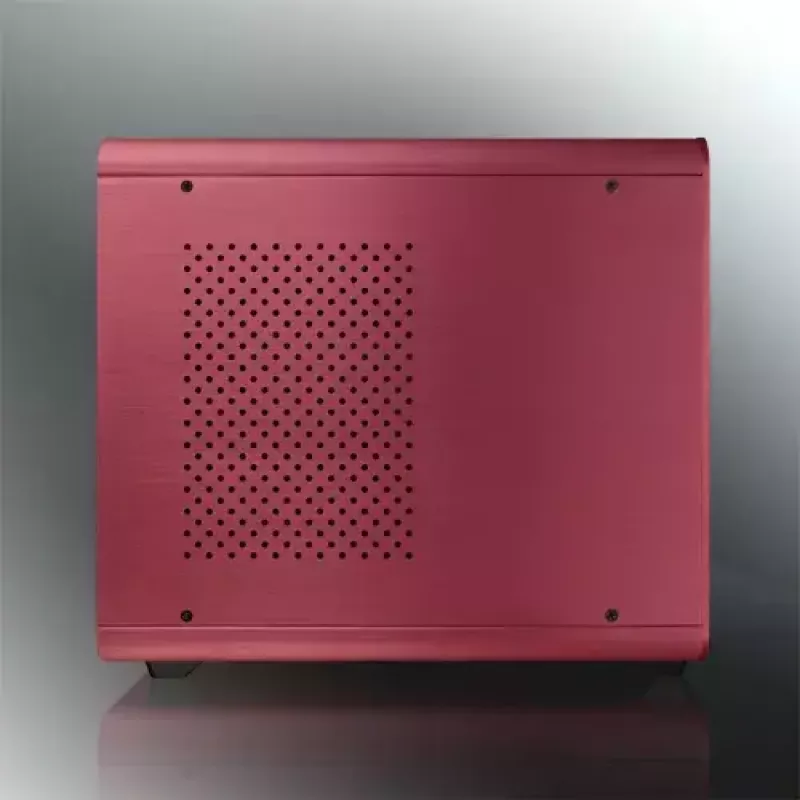 RAIJINTEK METIS PLUS carcasa de PC mini torre roja — Mini-ITX, 1 bahía de 3,5