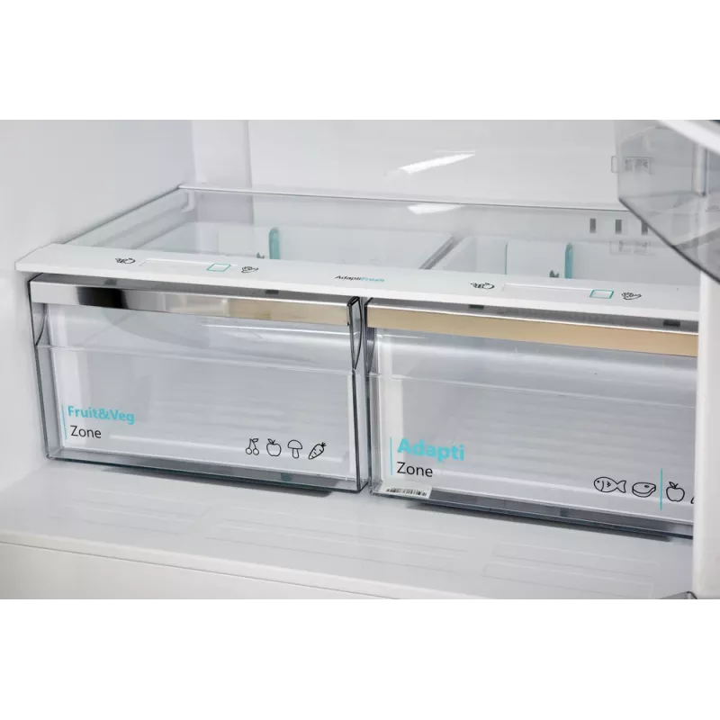 Sharp SJ-NFA35IHDPD-EU frigorífico side-by-side independiente 487 L acero inoxidable
