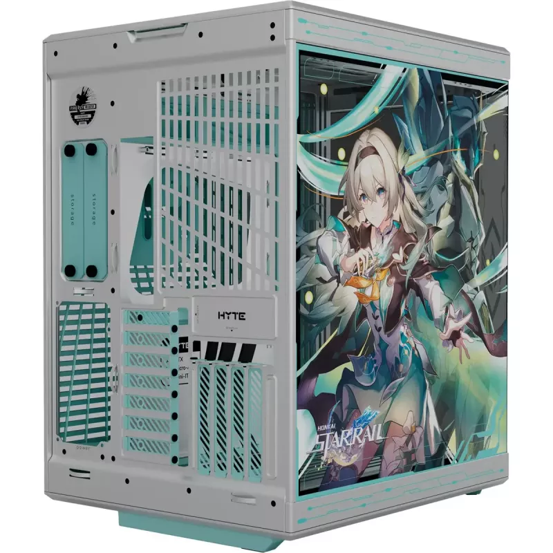 Carcasa de ordenador HYTE Y70 Firefly Edition cristal templado — mid-tower compatible con ATX