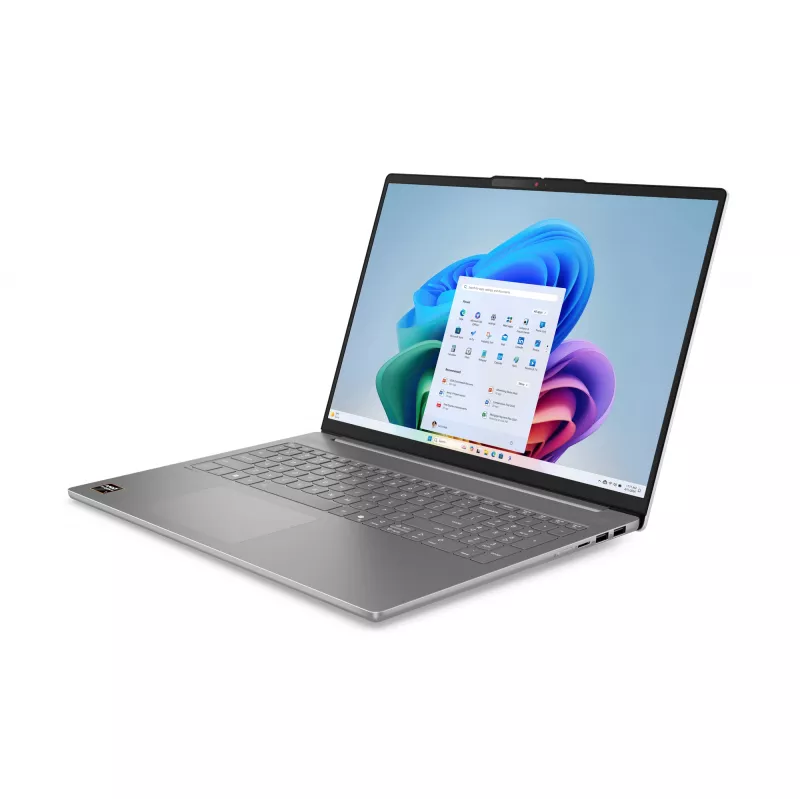 Lenovo IdeaPad Slim 5 16AKP10 Copilot+ PC portátil AMD Ryzen™ AI 7 350 40,6 cm (16 inch) 2.8K 24 GB DDR5-SDRAM 1 TB SSD Wi-Fi 7 (802.11be) Windows 11 Home alemán gris