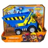 Rubble & Crew, Bark Yard Deluxe camión volquete de construcción con luces, sonidos y figura de acción Wheeler, juguete para niños y niñas a partir de 3 años
