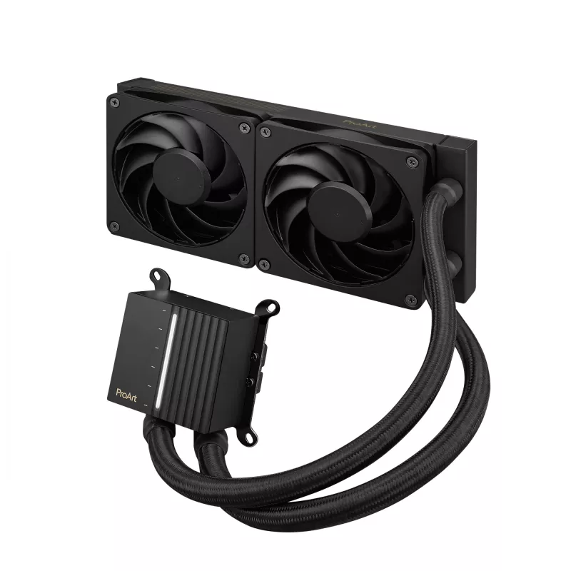 Refrigeración líquida todo en uno ASUS ProArt LC 240, ventilador de 120 mm, negro, compatible con LGA1700/AM5/AM4/115x/1200