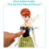 Muñeca Anna cantante de Disney Frozen – canta «Zum ersten Mal» en 4 idiomas de la película