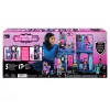 Casa de muñecas Monster High Boo-tique Hotel con sorpresas espeluznantes en cada habitación y más de 13 accesorios