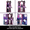 Casa de muñecas Monster High Boo-tique Hotel con sorpresas espeluznantes en cada habitación y más de 13 accesorios