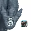 Juguete de dinosaurio Jurassic World Rebirth Wild Roar Abelisaurus, ataque de mordisco controlado por la cola y sonido
