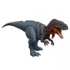 Juguete de dinosaurio Jurassic World Rebirth Wild Roar Abelisaurus, ataque de mordisco controlado por la cola y sonido