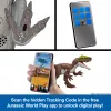 Juguete de dinosaurio Jurassic World Rebirth Wild Roar Abelisaurus, ataque de mordisco controlado por la cola y sonido