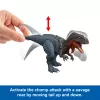 Juguete de dinosaurio Jurassic World Rebirth Wild Roar Abelisaurus, ataque de mordisco controlado por la cola y sonido