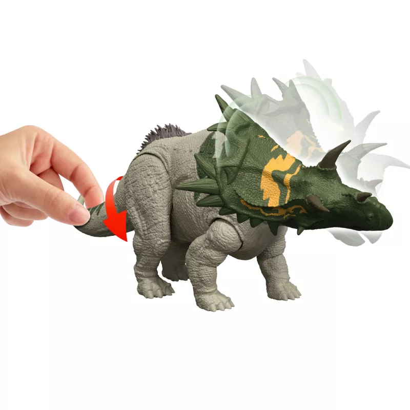 Figura de juego MATTEL Jurassic World Wild Roar Spiclypeus JGB89 — figura de acción de dinosaurio coleccionable