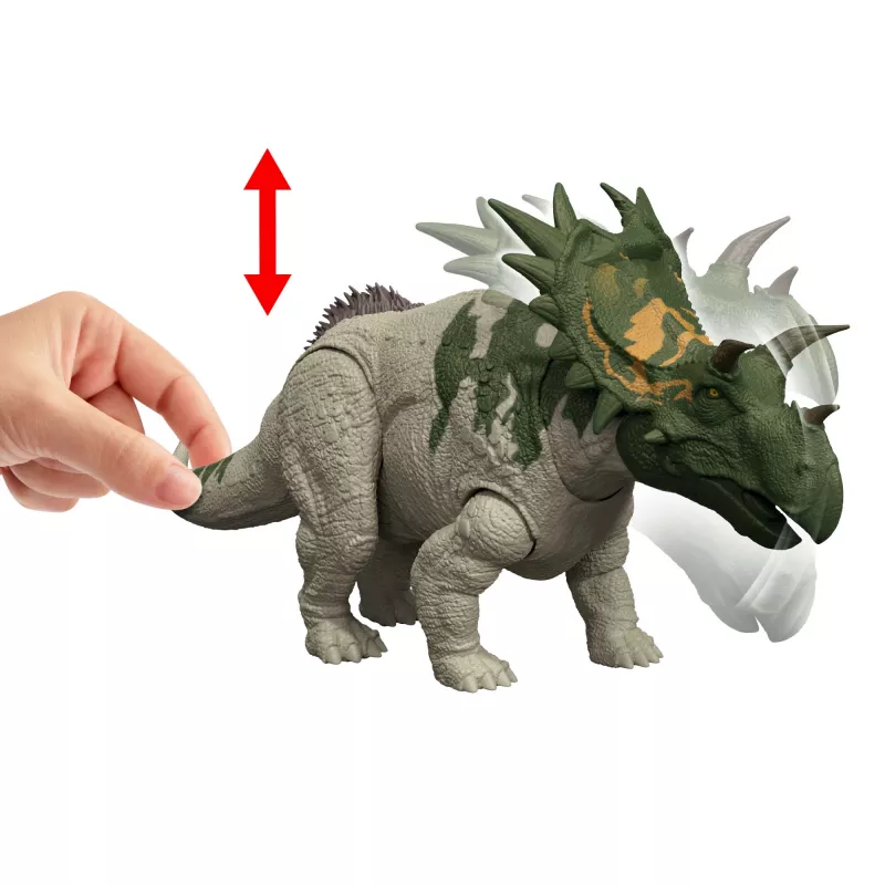 Figura de juego MATTEL Jurassic World Wild Roar Spiclypeus JGB89 — figura de acción de dinosaurio coleccionable