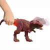 Juguete de dinosaurio Jurassic World Rebirth Wild Roar Aucasaurus, mordisco de ataque controlado por la cola y sonido