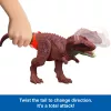 Juguete de dinosaurio Jurassic World Rebirth Wild Roar Aucasaurus, mordisco de ataque controlado por la cola y sonido