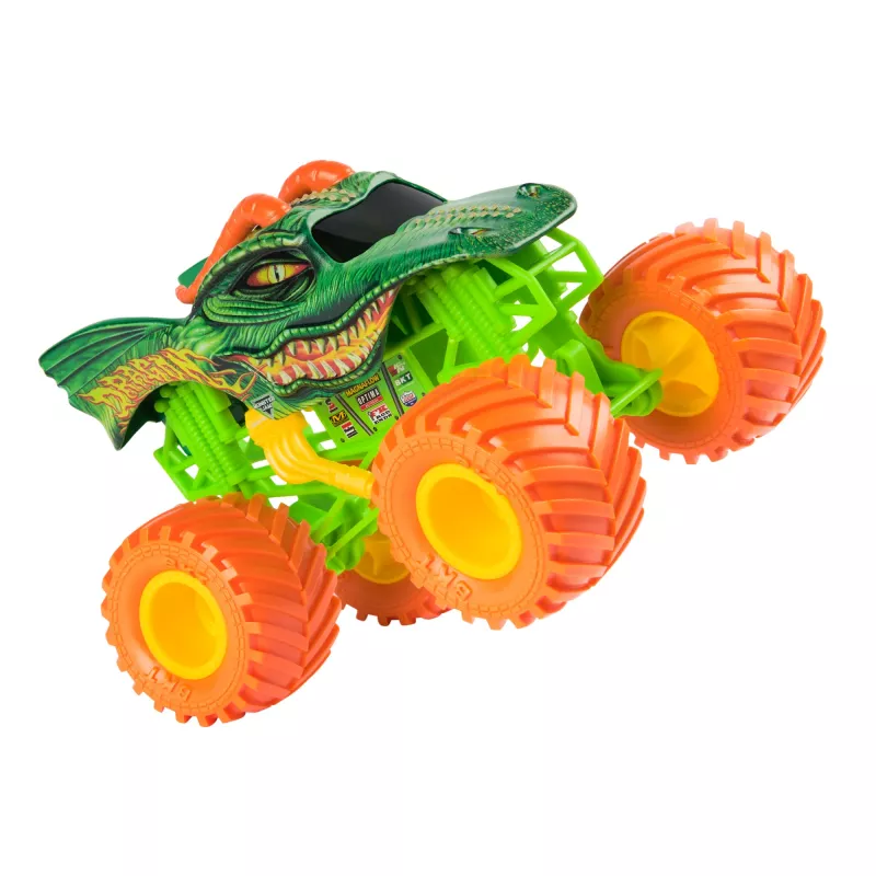 Monster Jam, camión monstruo oficial Dragon, vehículo de fundición coleccionable, escala 1:24, juguete para niños y niñas a partir de 3 años