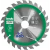Set de hojas de sierra circular Einhell-KWB 584795, Ø165mm, orificio 20mm, 3 unidades para tableros de partículas, madera dura, contrachapado, plástico, madera blanda