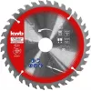 Set de hojas de sierra circular Einhell-KWB 584795, Ø165mm, orificio 20mm, 3 unidades para tableros de partículas, madera dura, contrachapado, plástico, madera blanda