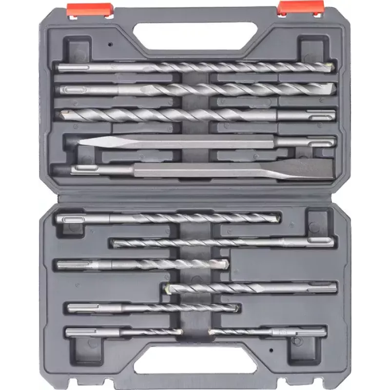 KWB 240290 Juego de cinceles y brocas SDS-plus, 12 uds., 5-16 mm