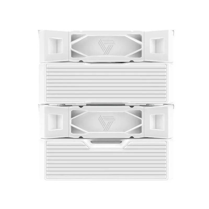 Disipador de CPU Montech NX600 (blanco) con ventilador de 120 mm, disipador de aire compatible con procesadores de sobremesa