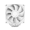 Disipador de CPU Montech NX600 (blanco) con ventilador de 120 mm, disipador de aire compatible con procesadores de sobremesa