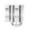 Disipador de CPU Montech NX600 (blanco) con ventilador de 120 mm, disipador de aire compatible con procesadores de sobremesa