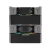 Disipador de CPU Montech NX600 ARGB, negro, ventilador de 120 mm, iluminación ARGB