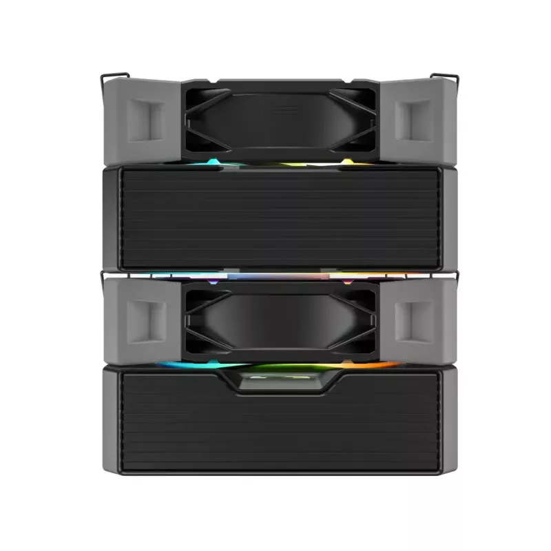 Disipador de CPU Montech NX600 ARGB, negro, ventilador de 120 mm, iluminación ARGB