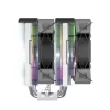 Disipador de CPU Montech NX600 ARGB, negro, ventilador de 120 mm, iluminación ARGB