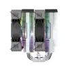 Disipador de CPU Montech NX600 ARGB, negro, ventilador de 120 mm, iluminación ARGB