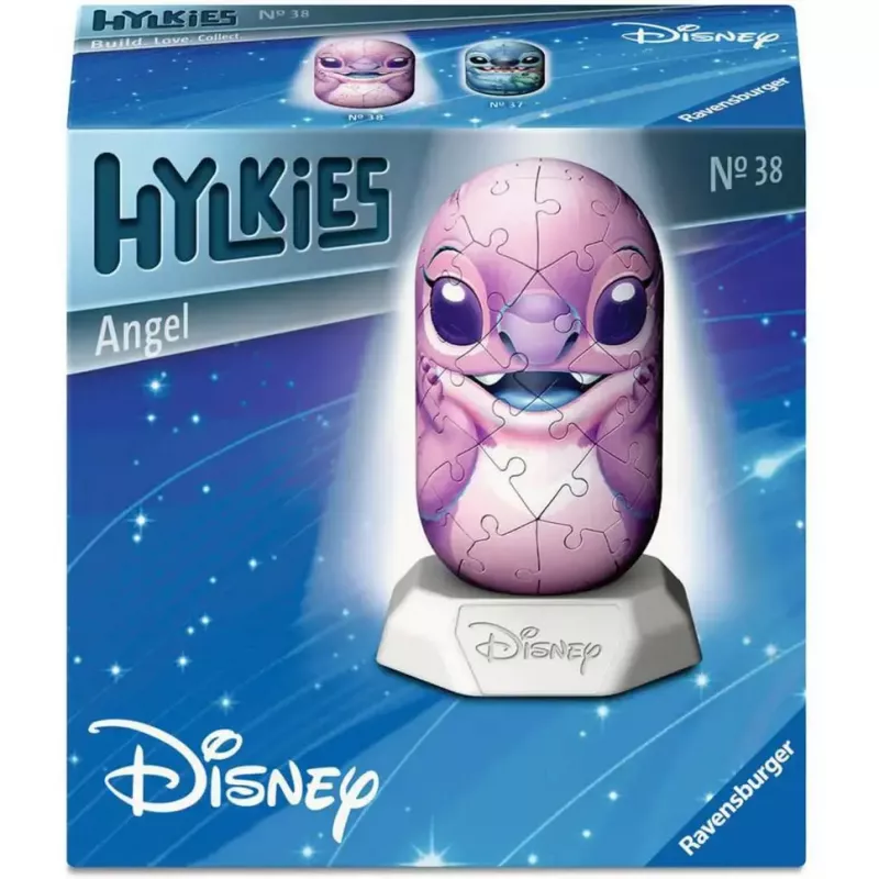 Puzle 3D Ravensburger Disney Stitch - figura Angel, piezas de espuma entrelazadas, modelo 12008045