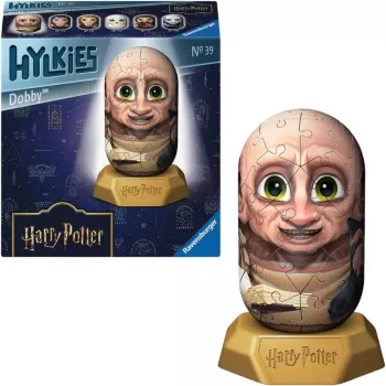 Puzle 3D Ravensburger Hylkies Harry Potter Dobby, piezas de espuma encajables, figura montada