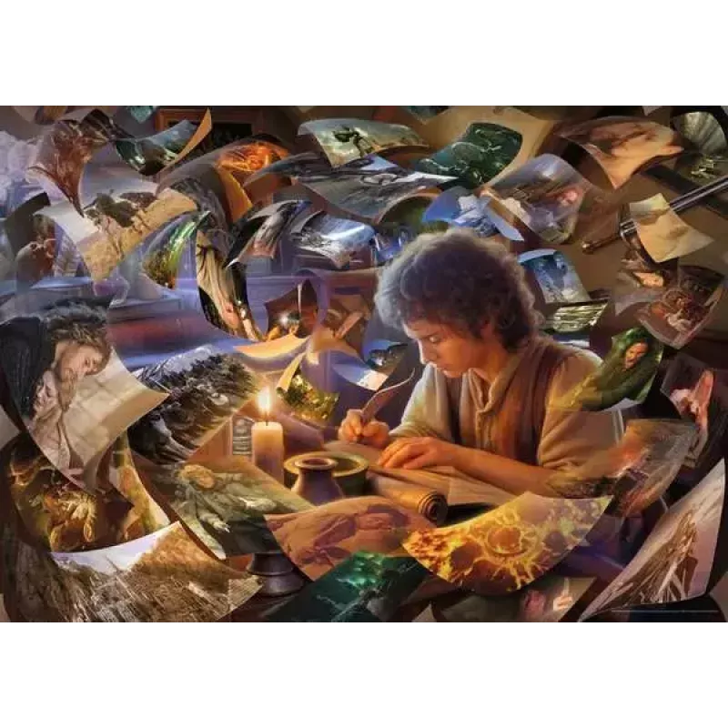 Puzle Ravensburger 12001810, 1000 piezas, fantasía — El Señor de los Anillos, 700 mm de ancho
