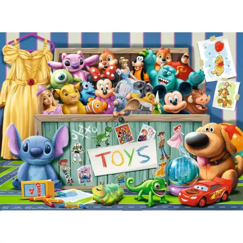 Puzle infantil Ravensburger Disney Pixar Toy Collection — 100 piezas
