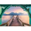 Puzle Ravensburger Embarcadero en el Lac d'Annecy, Francia – 1000 piezas, 700 mm de ancho