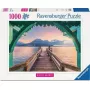 Puzle Ravensburger Embarcadero en el Lac d'Annecy, Francia – 1000 piezas, 700 mm de ancho
