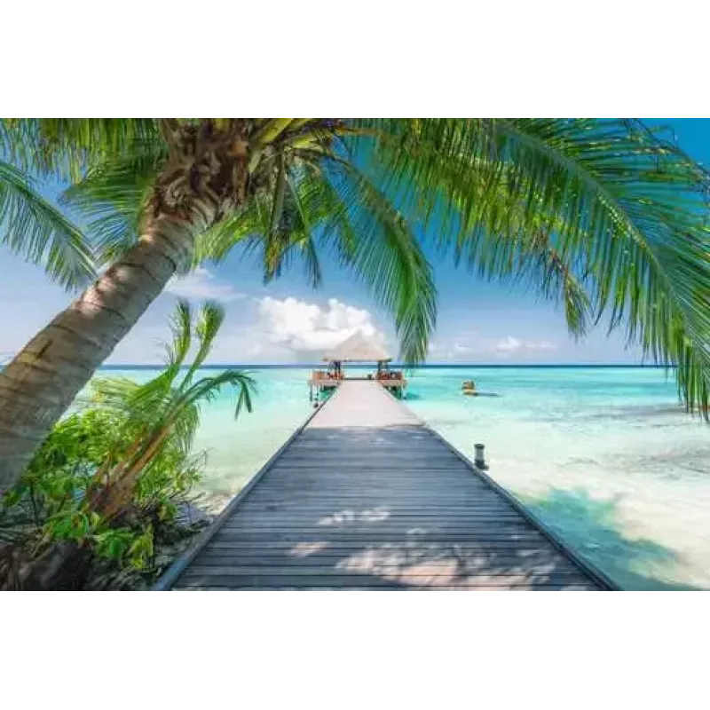 Puzle Ravensburger Traumstrand auf den Malediven — 4000 piezas, imagen de alta calidad