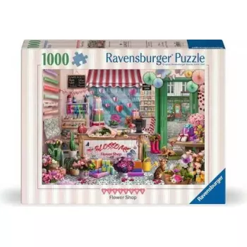 Puzle Ravensburger Blossoms Flower Shop 1000 piezas, 700 mm de ancho