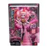 MATTEL Monster High Scary Sweet Birthday Cupid Asteria – muñeca coleccionable, articulada, outfit temático