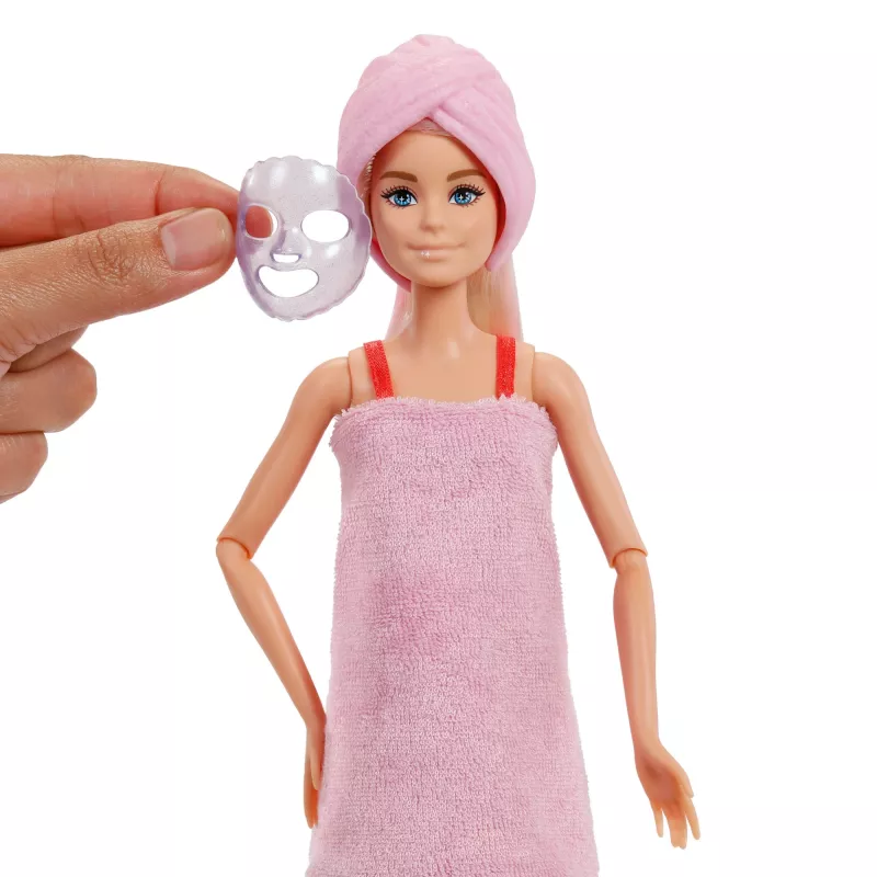 Muñeca Barbie Party Unboxed Glam Party Series Red Sparkle y accesorios con 10 sorpresas