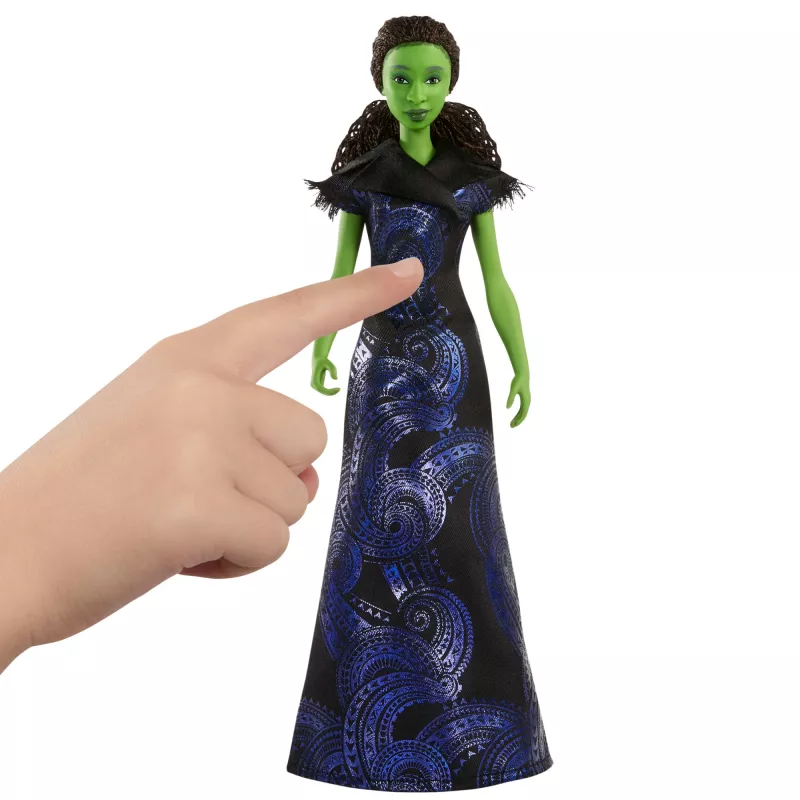 Muñeca cantarina Elphaba de Mattel Universal Pictures’ Wicked: For Good, outfit fiel a la película, canta «For Good»