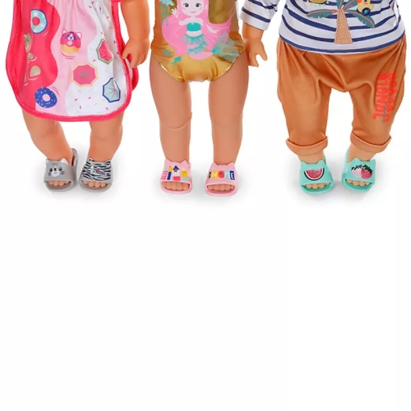 Zapatillas BABY born 3 surtidas 43 cm zapatos para muñeca