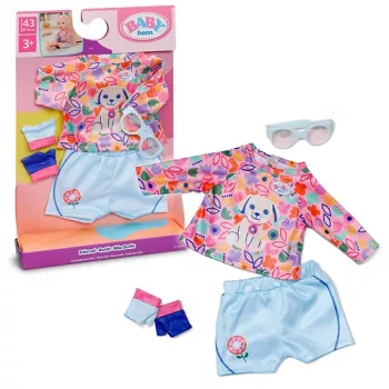 Conjunto de bicicleta BABY born 43 cm set de ropa para muñeca
