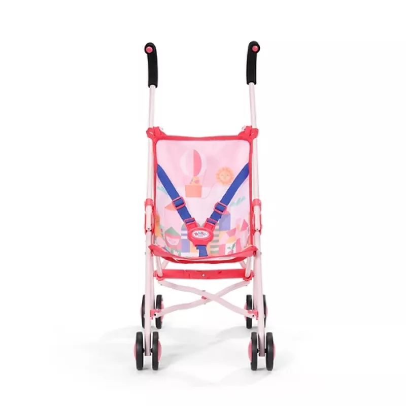 Cochecito BABY born con bolsa rosa