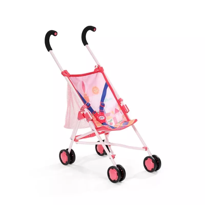 Cochecito BABY born con bolsa rosa