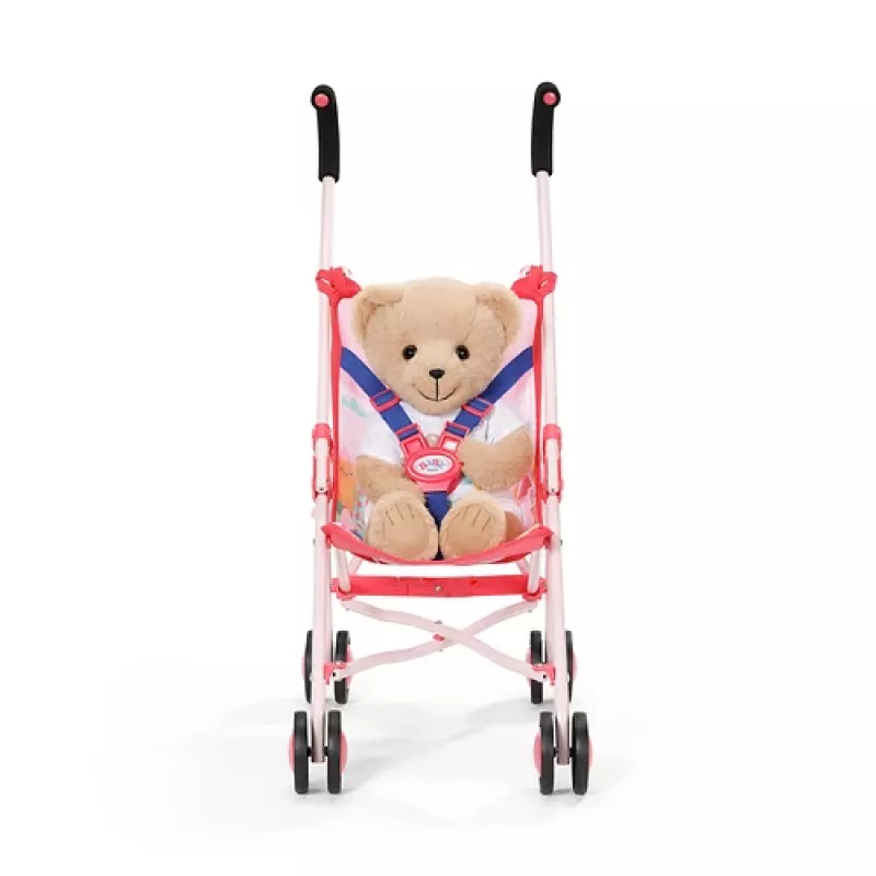 Cochecito BABY born con bolsa rosa