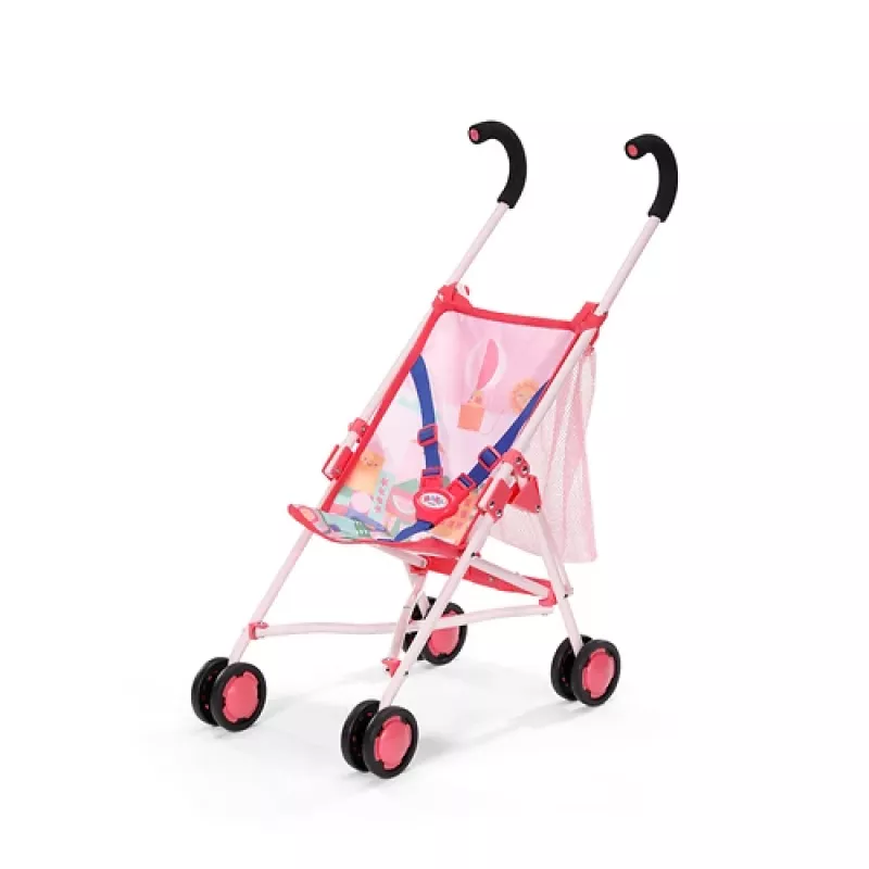 Cochecito BABY born con bolsa rosa